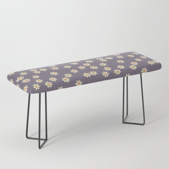 Tiny Flowers / Lavender & Orange Bench Gallery Image 1