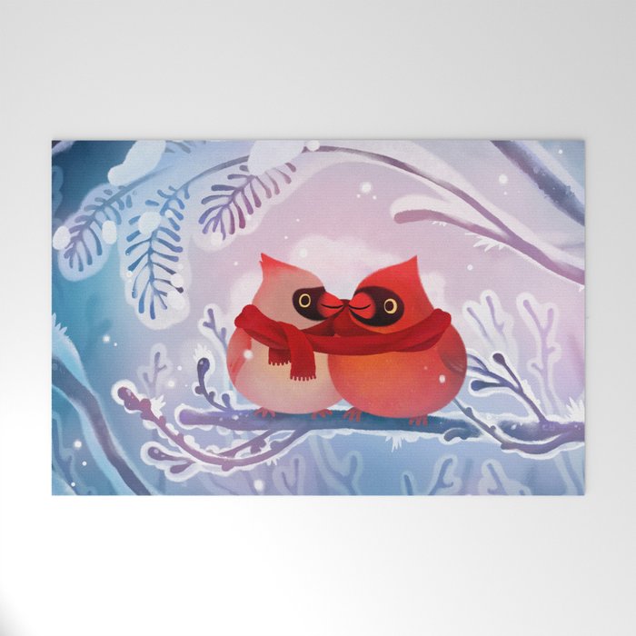 winter lovers Welcome Mat Gallery Image 1