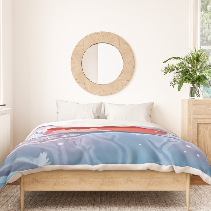 winter lovers Duvet Cover Gallery Image 3