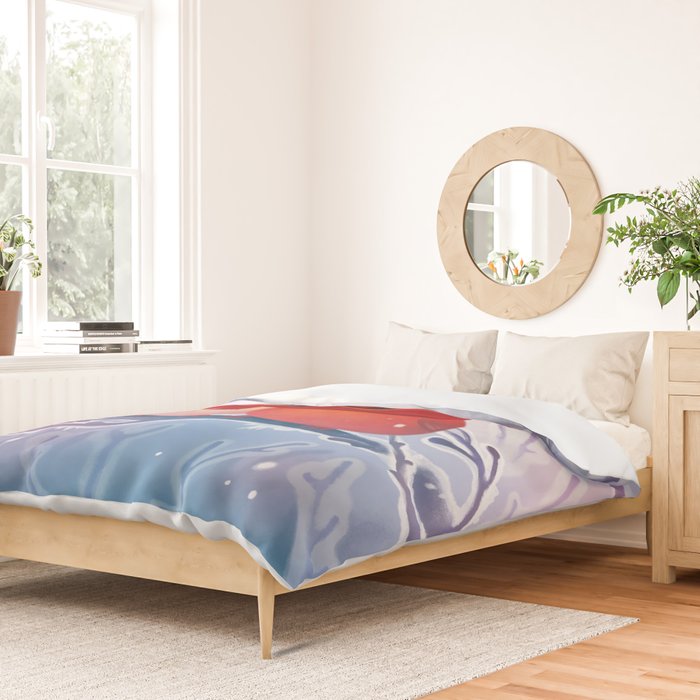winter lovers Duvet Cover Gallery Image 2