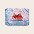 winter lovers Bath Mat Gallery Image 1