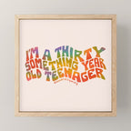Thirty Something Year Old Teenager Mini Art Print Gallery Image 1