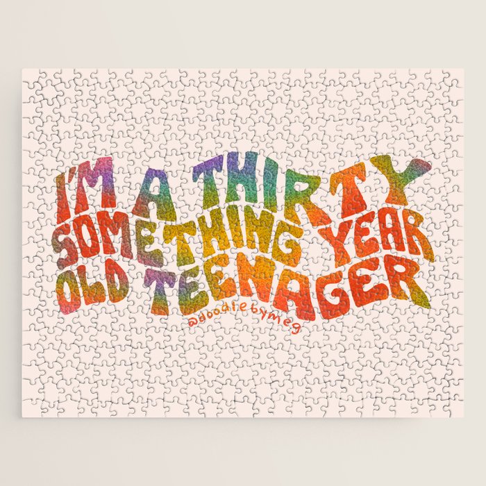Thirty Something Year Old Teenager Jigsaw Puzzle Gallery Image 1