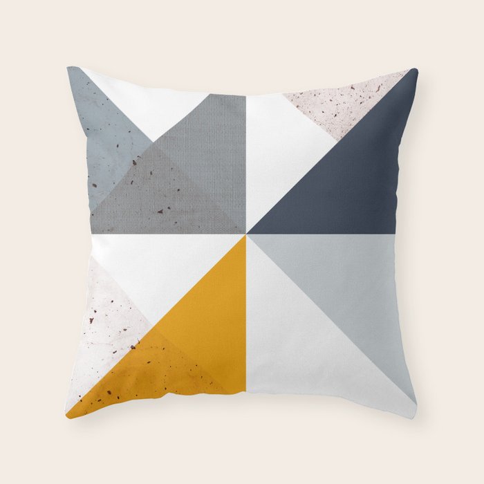 Modern Geometric 18/2 Throw Pillow Gallery Image 1