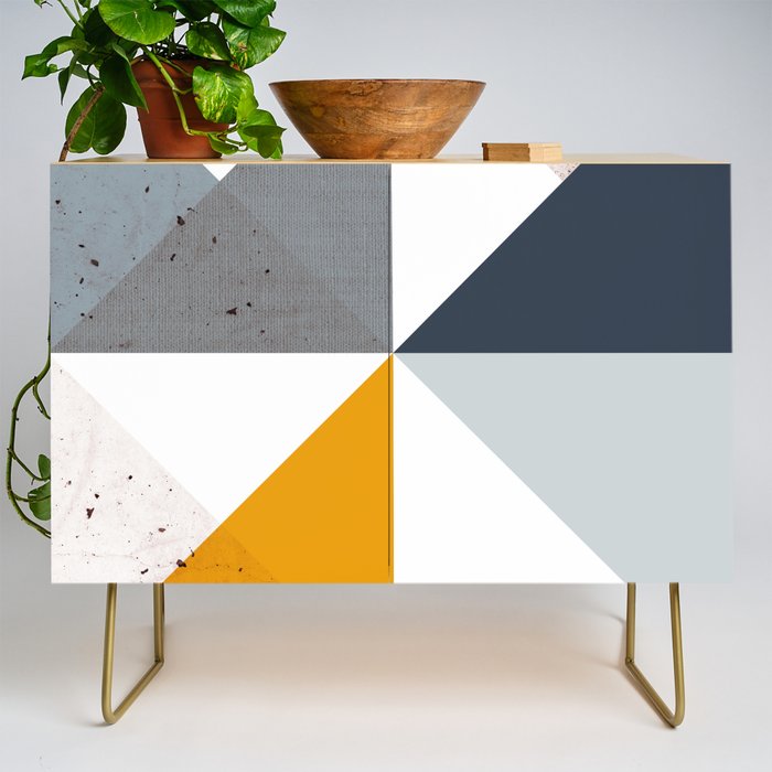 Modern Geometric 18/2 Credenza Gallery Image 1