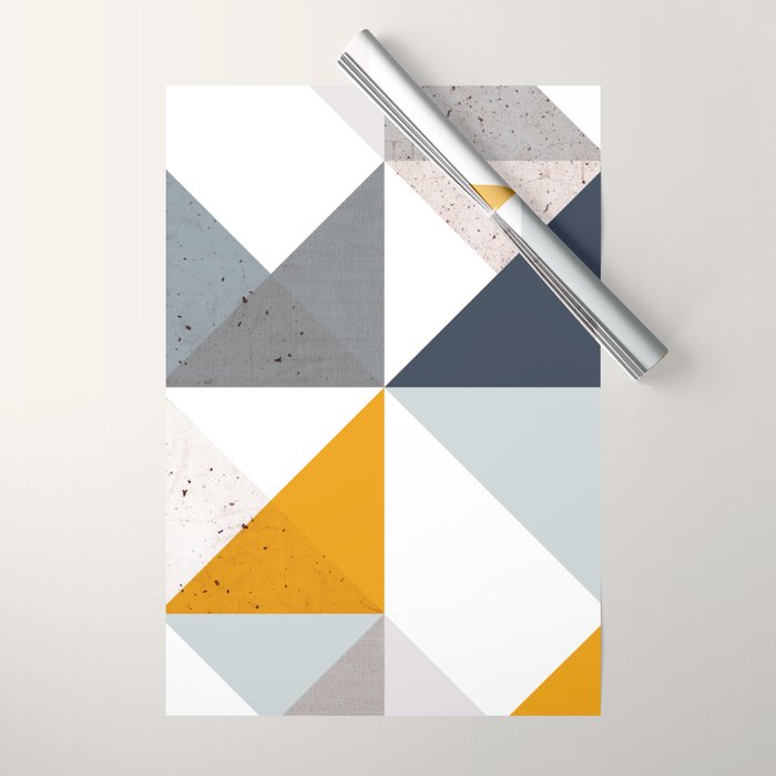 Modern Geometric 18/2 Wrapping Paper Gallery Image 1