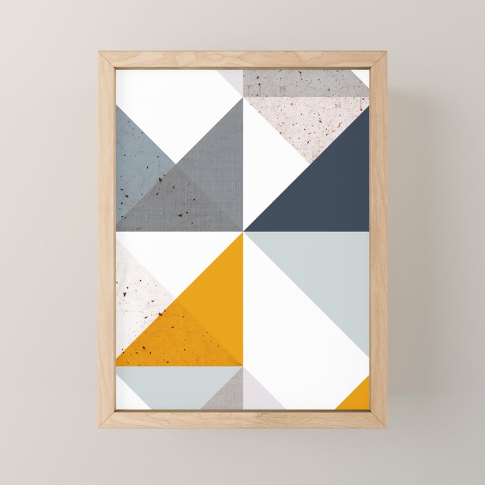 Modern Geometric 18/2 Mini Art Print Gallery Image 1