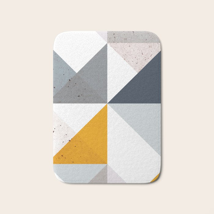 Modern Geometric 18/2 Bath Mat Gallery Image 1