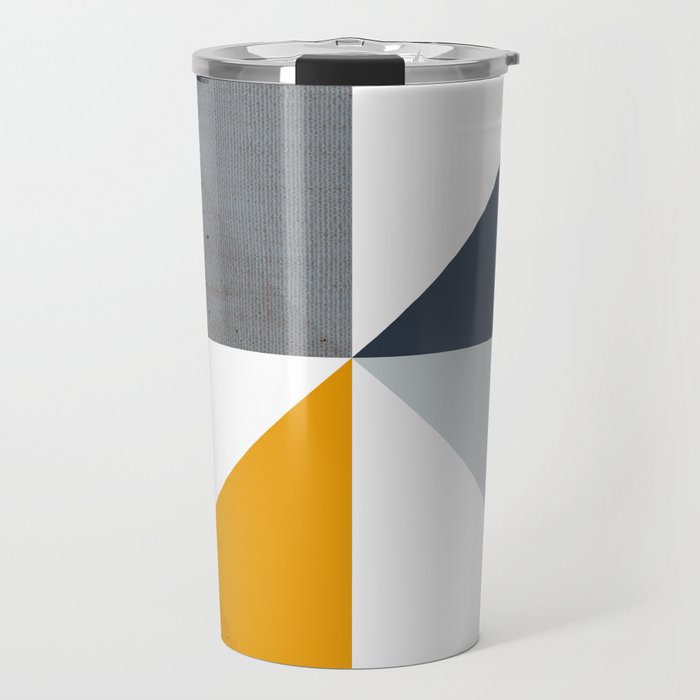 Modern Geometric 18/2 Travel Mug Gallery Image 1