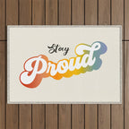 Stay Proud!  Outdoor Rug Gallery Image 1