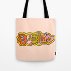 Gemini Doodle Letters Tote Bag Gallery Image 1