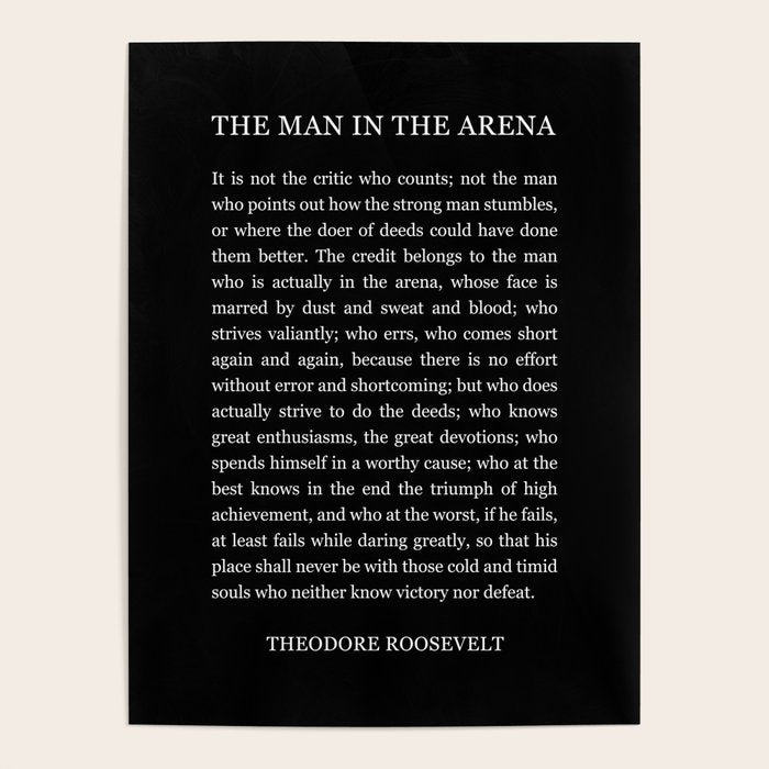The-Man-In-The-Arena Poster Gallery Image 1