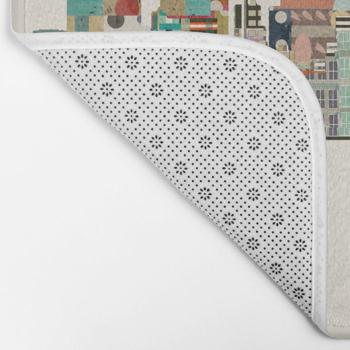 richmond virginia skyline Bath Mat Gallery Image 2