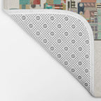 richmond virginia skyline Bath Mat Gallery Image 2