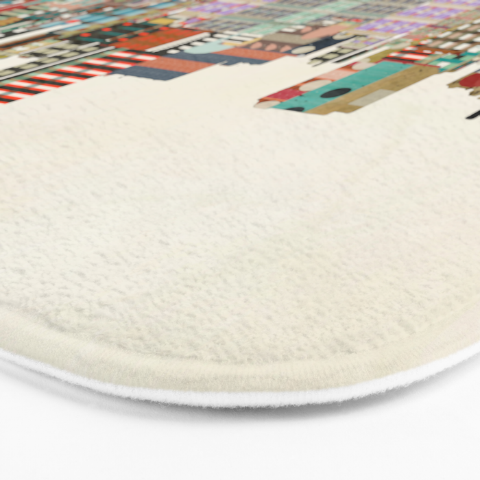 richmond virginia skyline Bath Mat Gallery Image 3