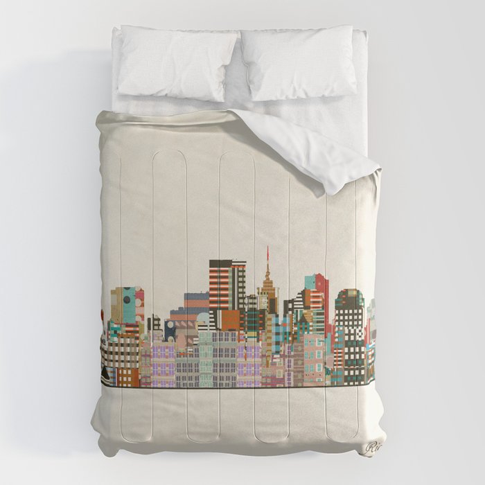 richmond virginia skyline Comforter Gallery Image 6