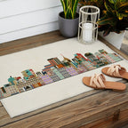 richmond virginia skyline Outdoor Rug Gallery Image 2