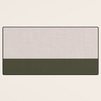 Linen Duo (Beige & Olive) Desk Mat Gallery Image 3