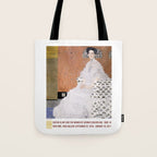 Portrait of Fritza Riedler by Gustav Klimt Tote Bag Gallery Image 1