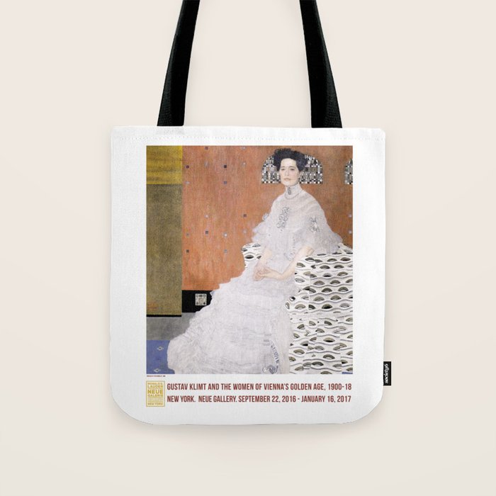 Portrait of Fritza Riedler by Gustav Klimt Tote Bag Gallery Image 1