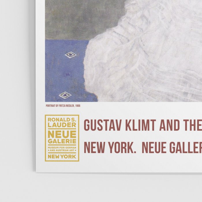 Portrait of Fritza Riedler by Gustav Klimt Poster Gallery Image 3