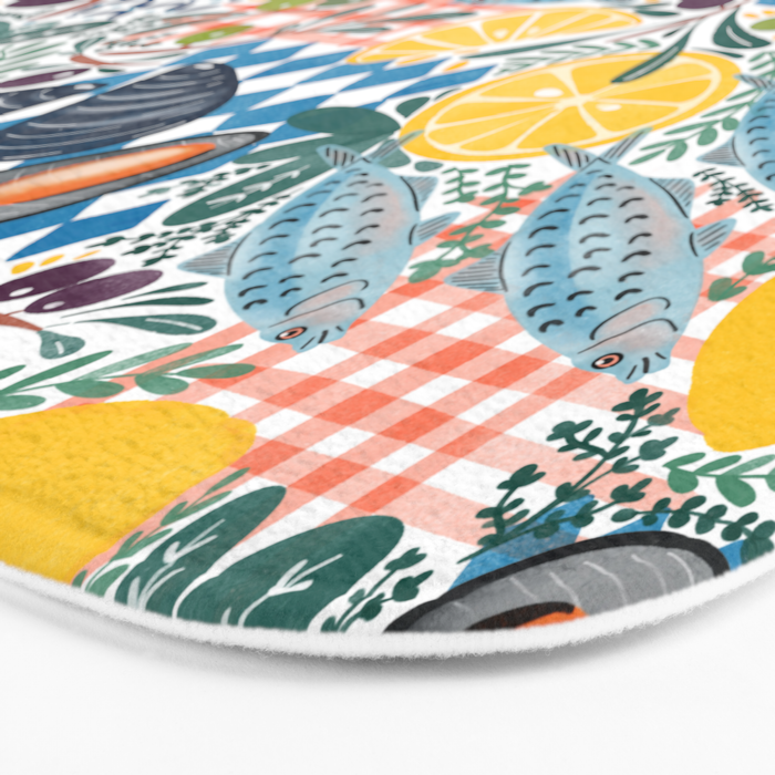 Citrus Coastal Adventure Bath Mat Gallery Image 3