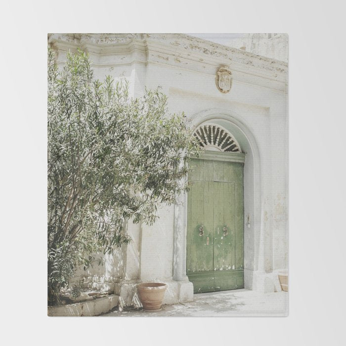 Capri Italy Throw Blanket Gallery Image 2