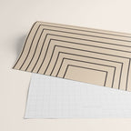 Layers 2 black Wrapping Paper Gallery Image 2