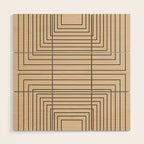 Layers 2 black Wood Wall Art Gallery Image 1