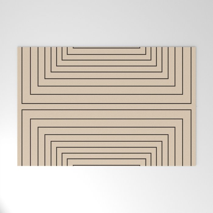 Layers 2 black Welcome Mat Gallery Image 1