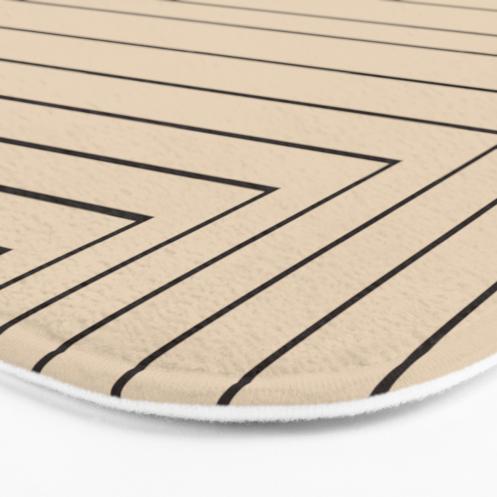 Layers 2 black Bath Mat Gallery Image 3