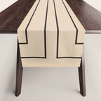 Layers 2 black Table Runner Gallery Image 1