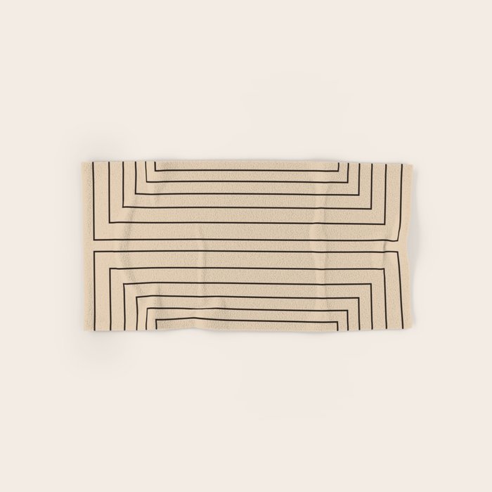 Layers 2 black Bath Towel Gallery Image 1