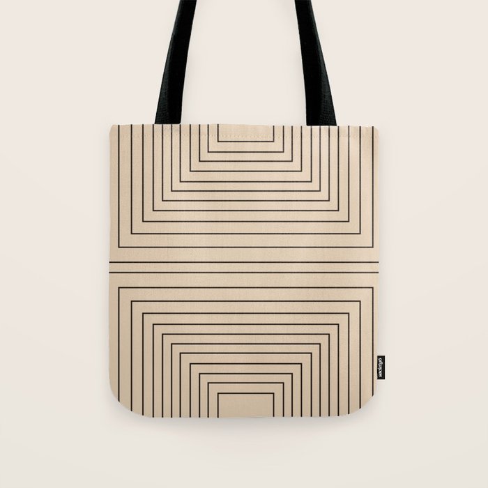 Layers 2 black Tote Bag Gallery Image 1