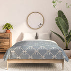 Bows & Ribbons Pattern LXI Neutral Grey Comforter Gallery Image 3