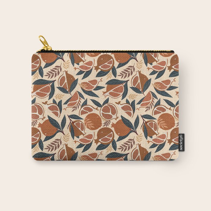 Pomegranate - Terracotta Carry All Pouch Gallery Image 1