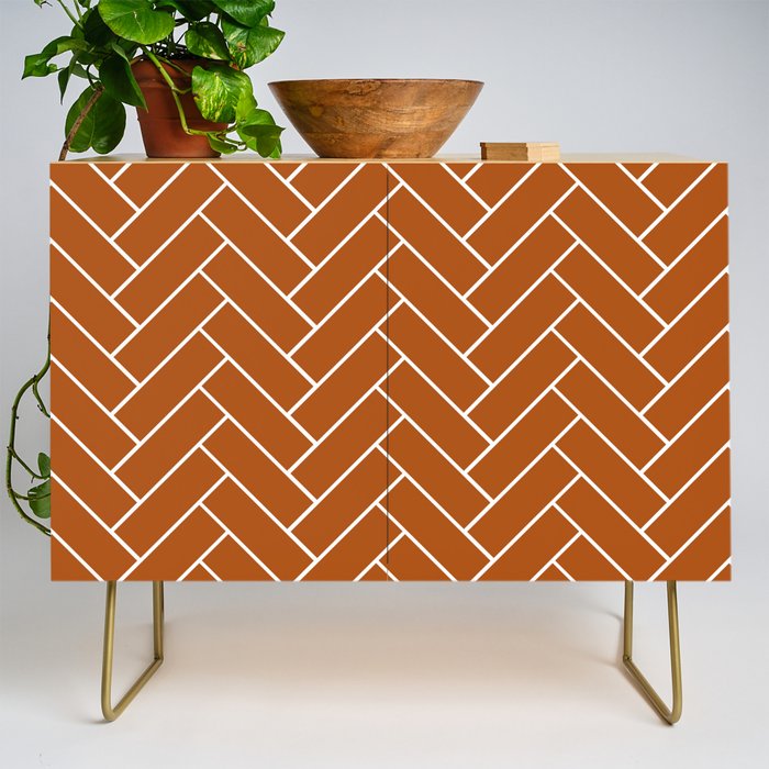 Tiles (Rust) Credenza Gallery Image 1