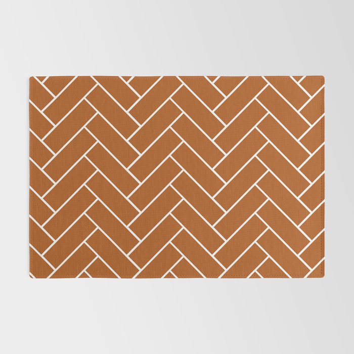 Tiles (Rust) Rug Gallery Image 2