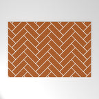 Tiles (Rust) Welcome Mat Gallery Image 1
