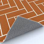 Tiles (Rust) Rug Gallery Image 4