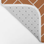 Tiles (Rust) Bath Mat Gallery Image 2