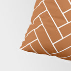 Tiles (Rust) Pillow Sham Gallery Image 4