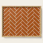Tiles (Rust) Serving Tray Gallery Image 1