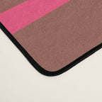Mid-Century Modern Abstract Palm Springs Eclectic Pattern in Pink Brown Orange Desk Mat Gallery Image 4