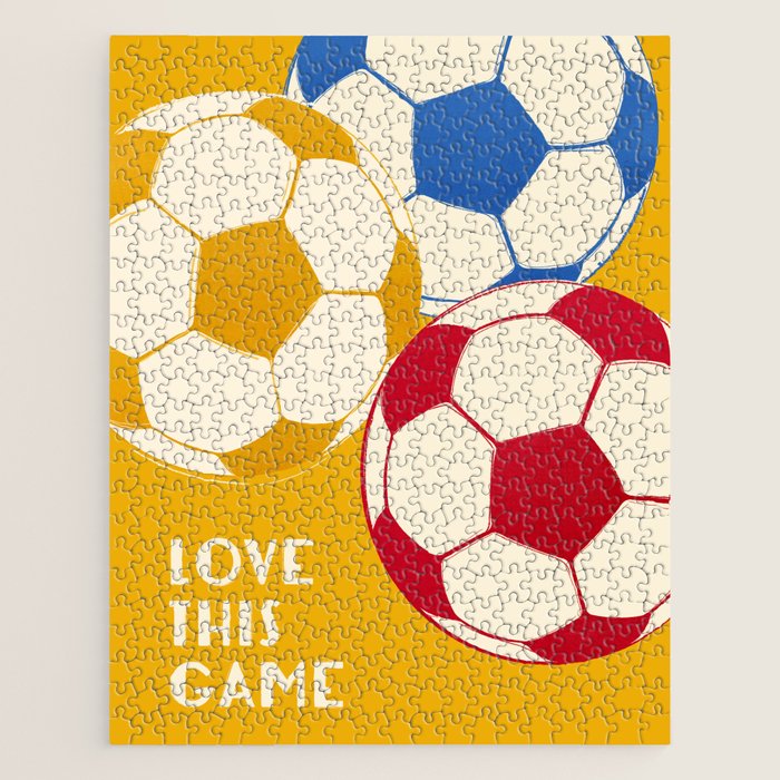 Love This Game - Football Illustration Jigsaw Puzzle Gallery Image 1