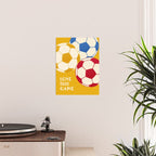 Love This Game - Football Illustration Poster Gallery Image 2
