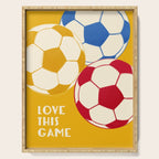 Love This Game - Football Illustration Serving Tray Gallery Image 1