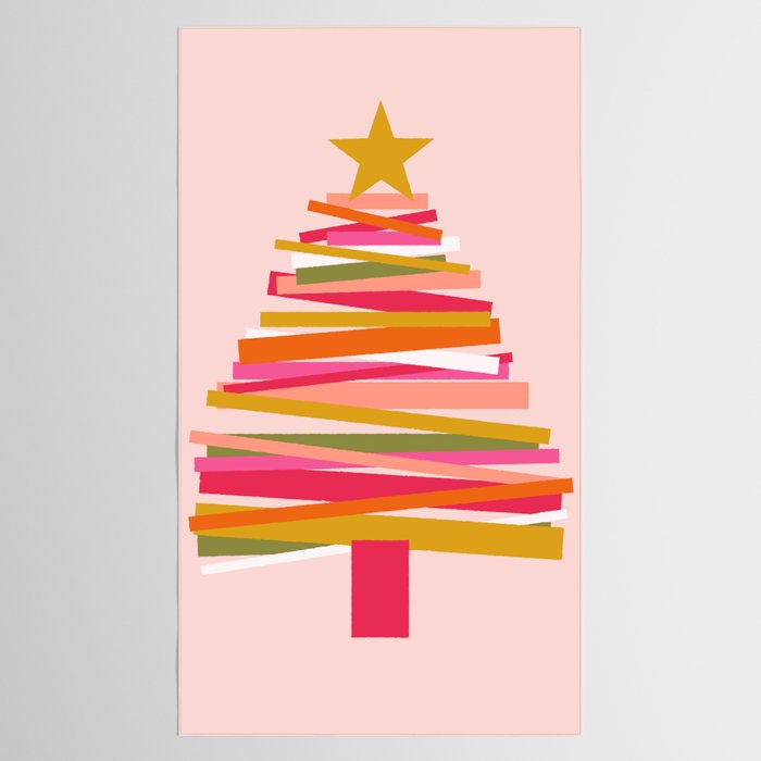 Ribbon Christmas Tree - candy Tablecloth Gallery Image 2