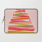 Ribbon Christmas Tree - candy Laptop Sleeve Gallery Image 1