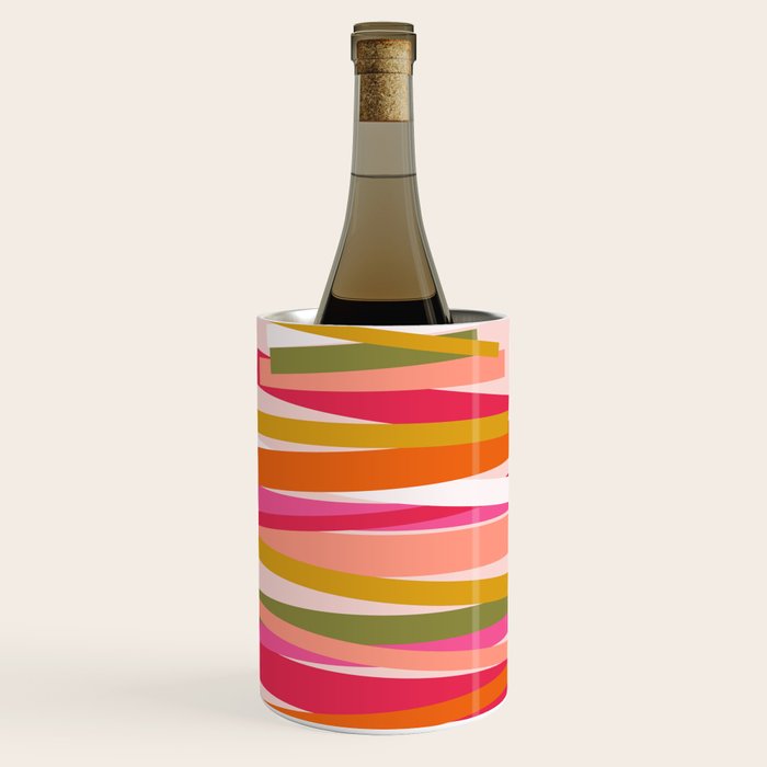 Ribbon Christmas Tree - candy Wine Chiller Gallery Image 1